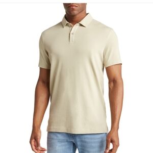 14th & Union Men's Muted Yellow Polo Shirt XL